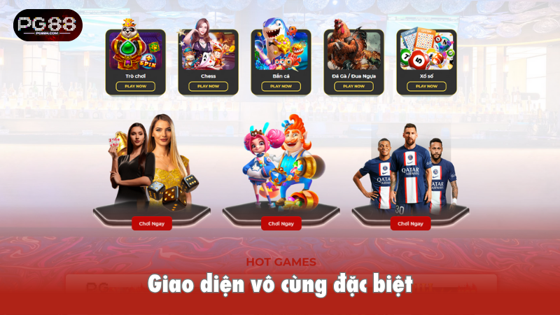 Giao diện vô cùng đặc biệt